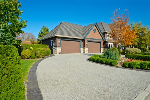 concrete driveway