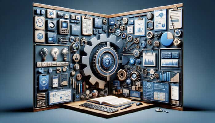 Various webinar tools including Zoom, Microsoft Teams, and WebinarJam displayed on a digital interface.