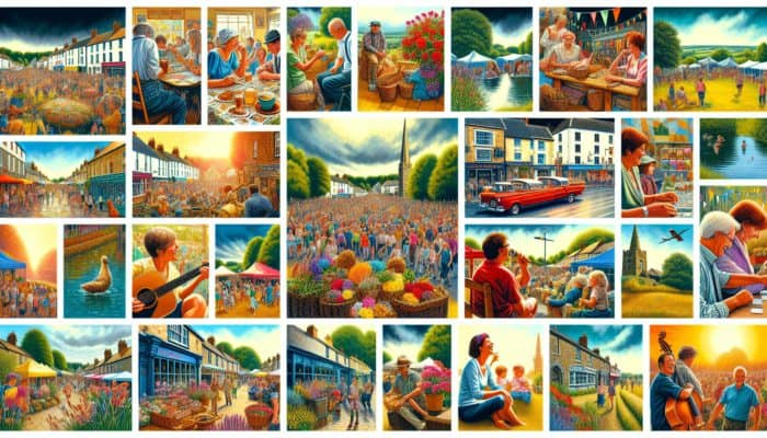 Instagram feed showcasing local events, collaborations with influencers, and user-generated content from the Sturminster Newton community.